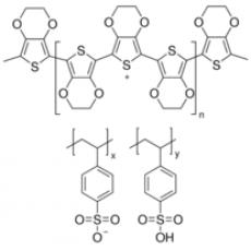 聚乙撑二氧噻吩-聚(苯乙烯磺酸盐)  1.3-1.7wt% dispersion in H2O